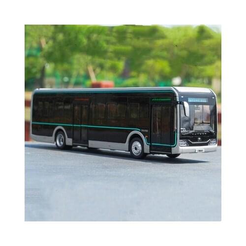 1/42 Metal Alloy Die-casting Yutong Bus U12 Black King Kong Simulation Model Adult Collection Childrens Toy Gift Family Display