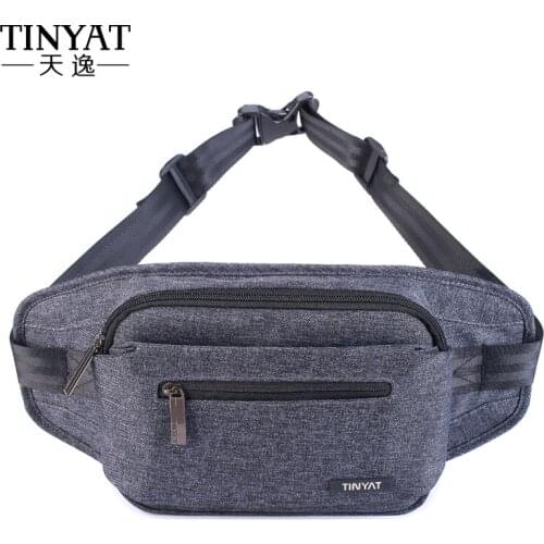 Mens Bag Wearable Waist Men Bags Large Capacity Waterproof Shoulder Bag for trip Casual Crossbody Bag Women Bags