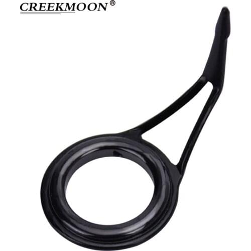 8Pcs Ceramic High Carbon Steel Guide Rings Kit for Lure Fishing Rods Guides Accessories Spinning Rod Guide Parts Repair Set