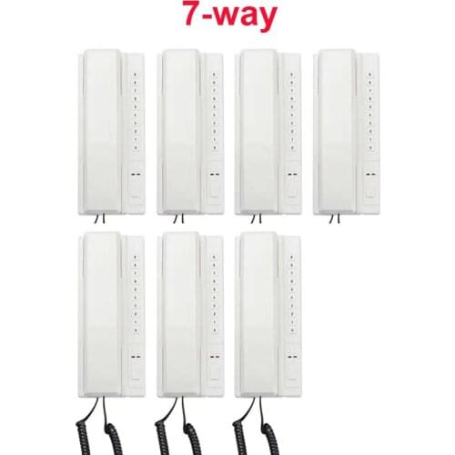 New Wireless Secure Telephone Intercom Interphone Handsets Expandable 7-way for Warehouse Office interphone maison home phone