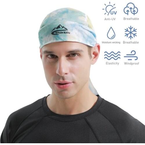Cooling Skull Cap Breathable Sweat Wicking Cycling Running Hat Cap Helmet Liner Sports Headwear Odorless Sweat-absorbent Cap