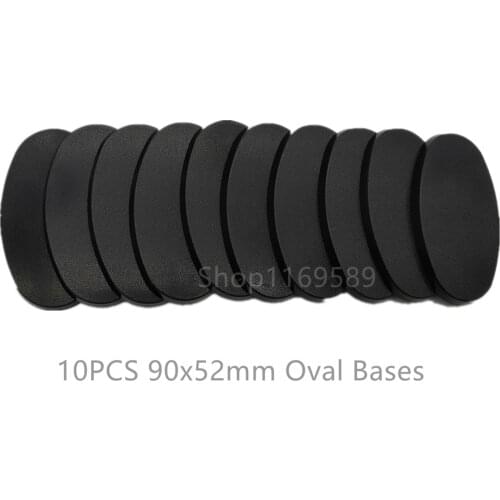 Lot Of 10PCS 90x52mm Oval Bases For Miniature Wargames Table Games