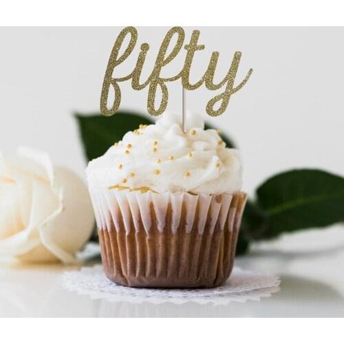 Personalised Age cupcake topper, 30th, 40th, 50th, 60th, 70th, 80th, 90th, any age, 12 glitter cupcake topper, forty fifty
