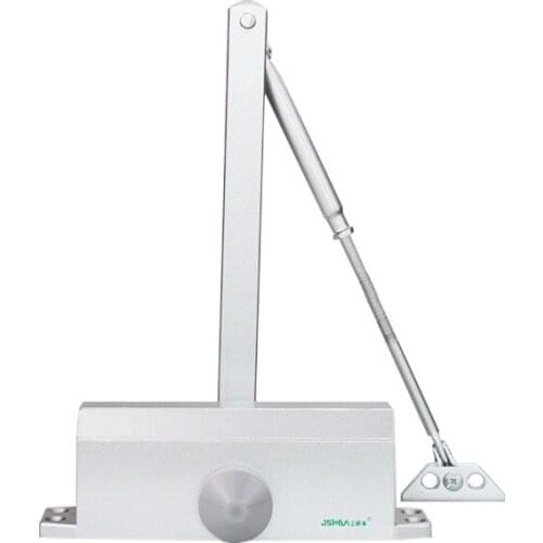 Sliding hydraulic automatic Door Closer Aluminum alloy Small spring floor slide back sliding punch-free door stopper closer