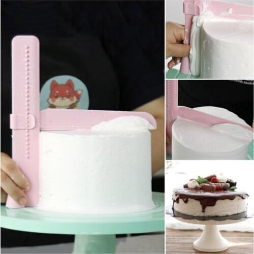 FAROOT Adjustable Cake Smoother Tools Cutter Decorating Fondant Sugarcraft Icing Mold