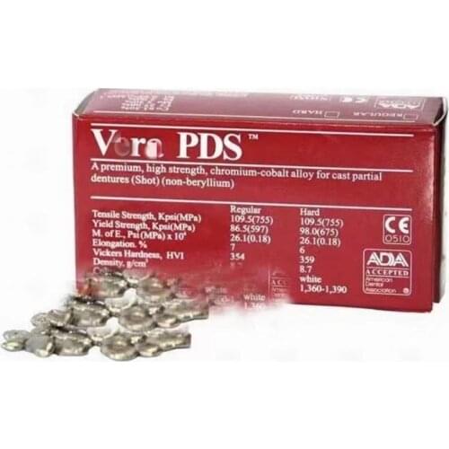 1000g Dental Lab High Heat Chromium Cobalt Cast Partial Denture Co-Cr Alloy material