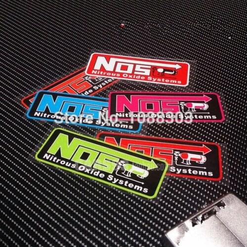 Pack of 2PCS Car Styling Motorcycle Motorbike Helmet Car Whole Body Sticker Decals for NOS Nitrous Oxide Systems