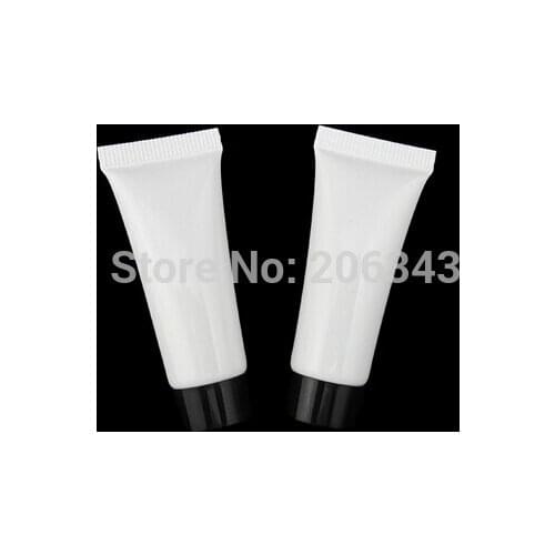 5ml soft or mildy wash or butter or handcream tube with black lid can used for eye cream container