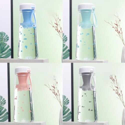 550ml Creative Cat Claw Tea Filter Plastic Cup Kawaii Cherry Blossoms Leak-Proof