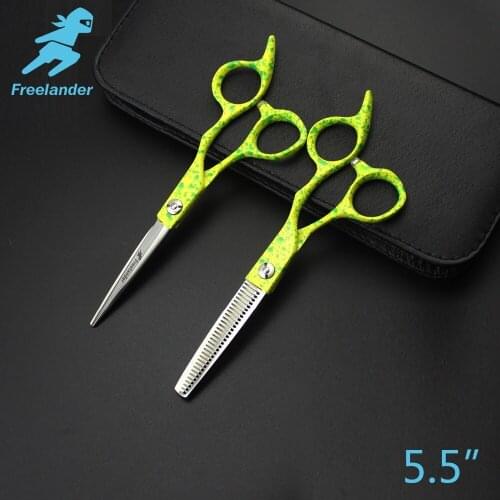 "6.0in. Freelander Profissional Hairdressing Scissors Hair Cutting Scissors Set Barber Shears High Quality Salon Model Number"