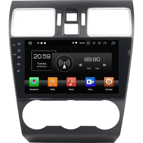 4GB RAM Octa Core 9" Android 8.0 Car audio stereo dvd player for Subaru WRX 2014-2017 GPS Radio Bluetooth WIFI USB 32GB ROM