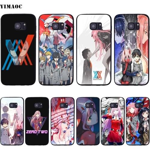 YIMAOC Darling in the Franxx Case for Samsung Galaxy A7 A8 A9 A10 A20 A30 A40 A50 A70 M10 M20 M30 S10e J6 Plus