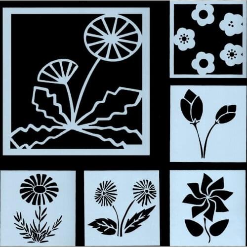 DIY Craft Hollow Layering Stencils For Wall Painting Scrapbooking Stamping Stamp Album Decorative Embossing Paper Card