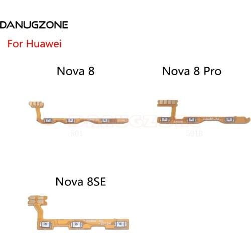 Power Button Switch Volume Button Mute On / Off Flex Cable For Huawei Nova 8 Pro 8SE
