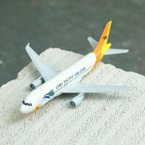 Philippine Cebu Pacific Airlines A320 Aircraft Model 6" Metal Airplane Diecast Mini Moto Collection Eduactional Toy for Children