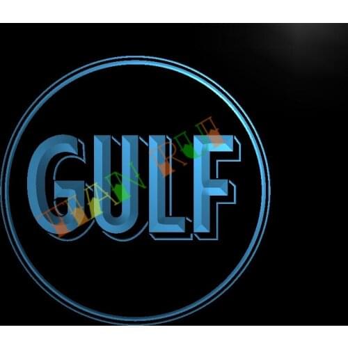 LG102- Gulf LED Neon Light Sign hang sign home decor crafts