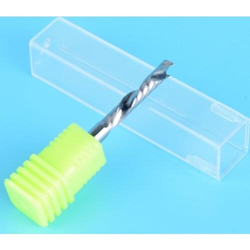 5pcs 4x17MM Up & Down Cutter CNC Mill Tools Spiral Router Bit Set One Flute End Milling Cutter Tungsten Carbide Bits Knife