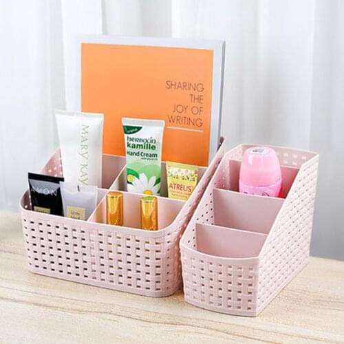 Desktop Makeup Organizer Box Storage Case Office Lipstick Household Sundries Jewelry Cosmetics Home Office Storage