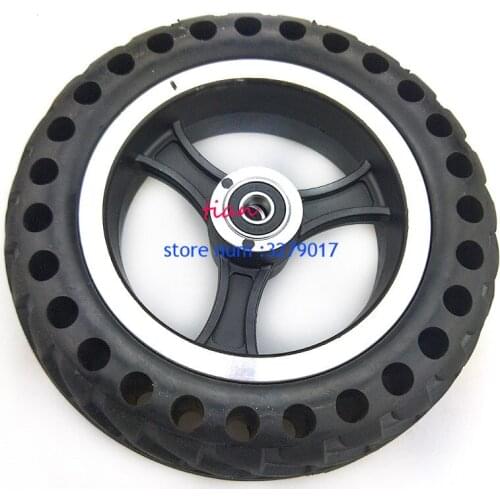 Non inflatable wheel 200x50 soild tyre 200X50 Full Wheels Size 8X2" Tyre for Electric Scooter Wheel Chair Truck Trolley Cart