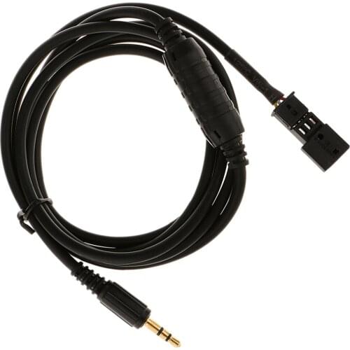 3.5mm Female AUX-in Audio Music Adapter Cable For BM54 E39 E46 E38 E53