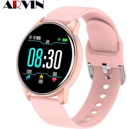 Arvin IZ01 Real-time Weather Activity Women Fitness Tracker Smart Watch Heart Rate Monitor Sports Men Ladies SmartWatch