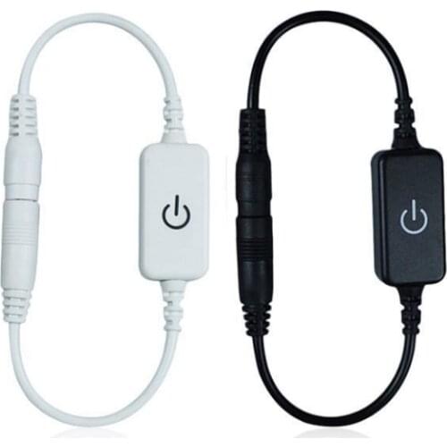 LED Strip Touch Dimmer Brightness Control LED Dimmer Switch 1keys Dimmer 12V-24V Light Switch Adjustment