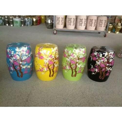 In shoes stool with ceramic drum stool home furnishing articles stool