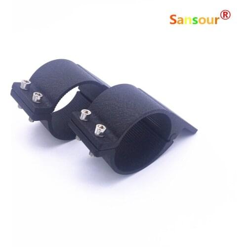 UHF 2x 49-54mm Spot Bull Bar Mounting Bracket Clamps FOR LED LIGHT BAR RIGID