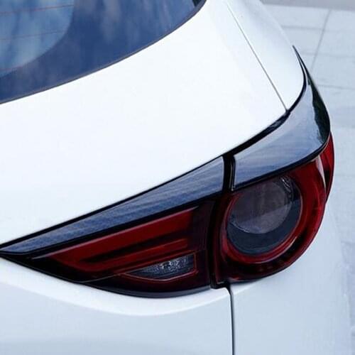 For Mazda Cx-5 Cx5 KF 2017 2018 2019 2020 ABS Chrome Rear Tail Light Lamp Eyebrow Eyelid Trim Cover Garnish Moulding Accessories