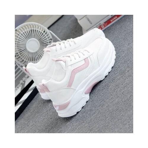 2021 Fashion Casual Shoes White Womens Platform Sneakers Dad Shoes Ladies Chunky Sneakers Women Footwear Chaussures Femme Tenis