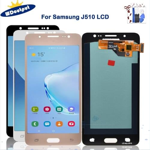 AMOLED 5.2" inches LCD For Samsung Galaxy J5 2016 J510 J510F J510FN J510M LCD Display Touch Digitizer Assembly Parts