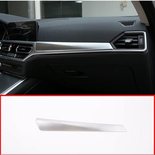 2 colors For BMW G20 G28 325li 3 Series 2019 2020 ABS Chrome Central Control Instrument Panel Trim Accessories