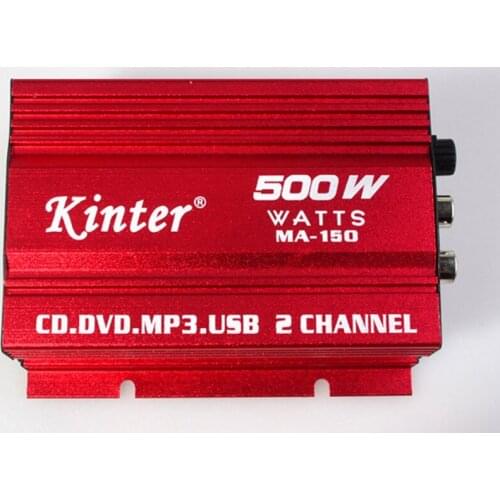 20pcs New Mini Hi-Fi 500W 2 Channel Stereo Audio Amplifier for Car Motorcycle