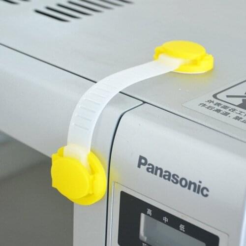 50pcs/lot Multi-function Fridge Cabinet Door locks Drawer Toilet Plastic Safety Lock cabinet locks Care For Child Kids baby