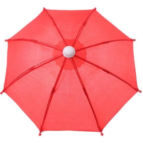 87HD Colorful Mini Umbrella Rain Gear For Blythe American Doll 18 Inch Doll Accessories Baby Photography Props Kids Toy