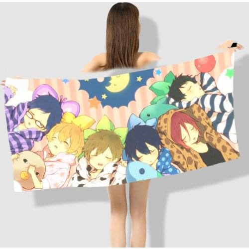 Anime Manga FREE! IWatobi Swim Club Bath Beach Towel Bathroom 001