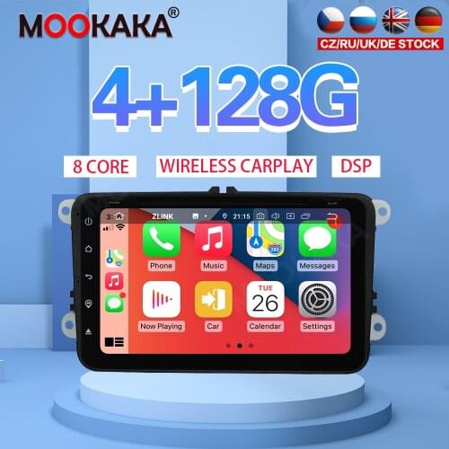 7" Android 10 4G 128GB Car Player For Superb Octavia II Fabia 2005-2007 2008 2009 2010 Car GPS Navi CarPlay Head Unit DSP Stereo