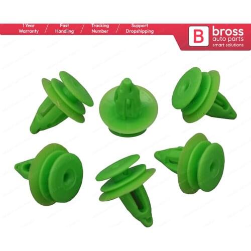 10 Pieces Door Trim Panel Retainer 0089880978 Green for Mercedes