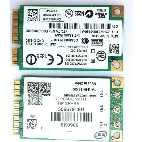 Link 5300 PCI Express Mini 300-450Mbps Wireless Card 533ANMMW 802.11n For HP 8530p 6930p 6530p 6730p Thinkpad lenovo