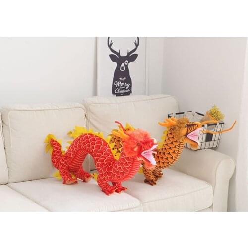 Big new plush simulation chinese dragon toy one piece dragon doll gift about 90cm 2734