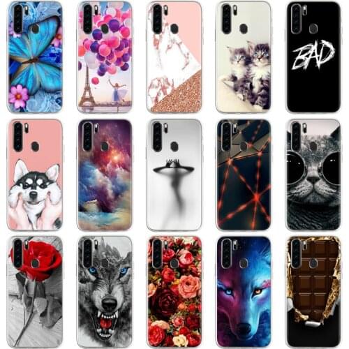 Phone Case For Blackview A80 Pro Cases Silicone Flamingo Flower Soft TPU Protective Cover For Blackview A80Pro Coque 6.49 Inch