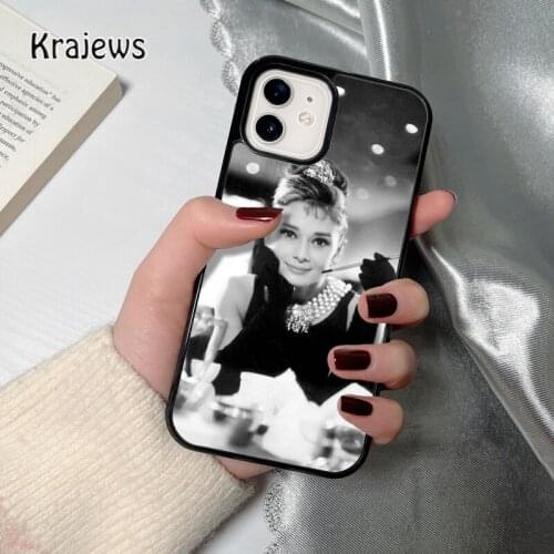 Krajews Audrey Hepburn I Believe Quote coque Phone Case for iPhone 12 mini 5 6S 7 8 PLUS X XS XR 11 PRO MAX SE 2020 Cover Shell