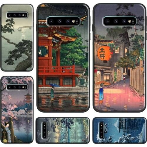 Ukiyo-e Japanese Art Case For Samsung Galaxy S21 Ultra Note 20 Note 9 Note 10 S8 S9 S10 Plus S20 FE Phone Cover