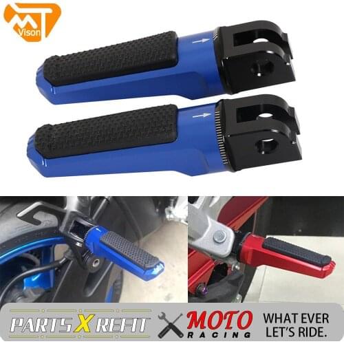 For Yamaha YZF-R1 2002-2019 YZF-R6 2003-2019 YZF-R1M 2017-2020 Foot Pegs Footrests Front Passenger