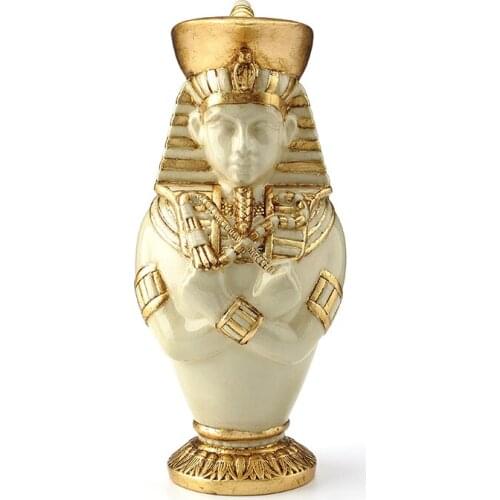 Home Semi porcelain Egyptian vase Birthday gift crafts Popular decoration sculpture Decorate birthday gifts treasure of ornament