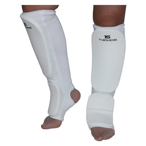 Cotton Leggings with Instep Boxing Sanda Leggings Foot Taekwondo Boxing Leggings Ankle Karate MMA Muay Thai Protective Gear