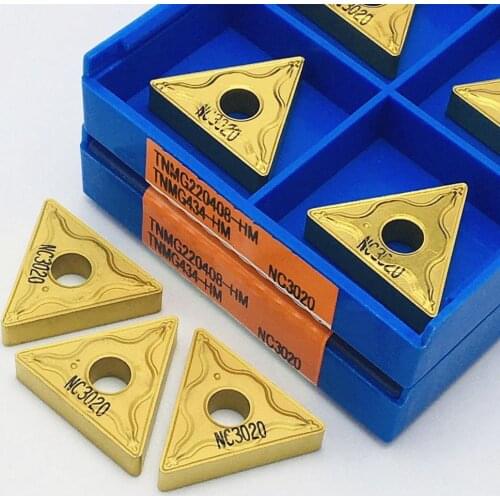 Carbide TNMG220408 HM NC3020 high quality metal blade turning tool CNC cutting tool for machining steel parts TNMG 220408