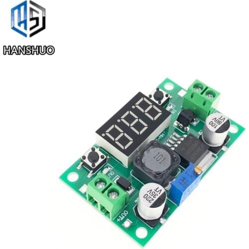 LM2596S LM2596 DC 4.0~40 to 1.3-37V Adjustable Step-Down Power Module + LED Voltmeter DC-DC module