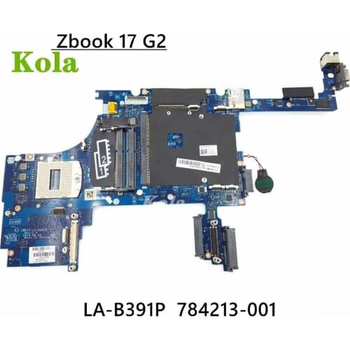 784213-601 motherboard for HP Zbook 17 G2 Notebook PC System board / main board ZBK17 LA-B391P Rev 1.0 784213-501 784213-001
