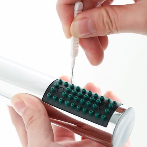 Mini Nylon Brush Set with 10 PCS Multifunction Easy Operation Durable Convenient Long Lasting for Bathroom HR